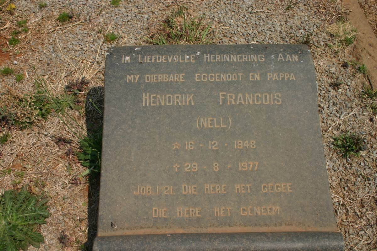 NELL Hendrik Francois 1948-1977