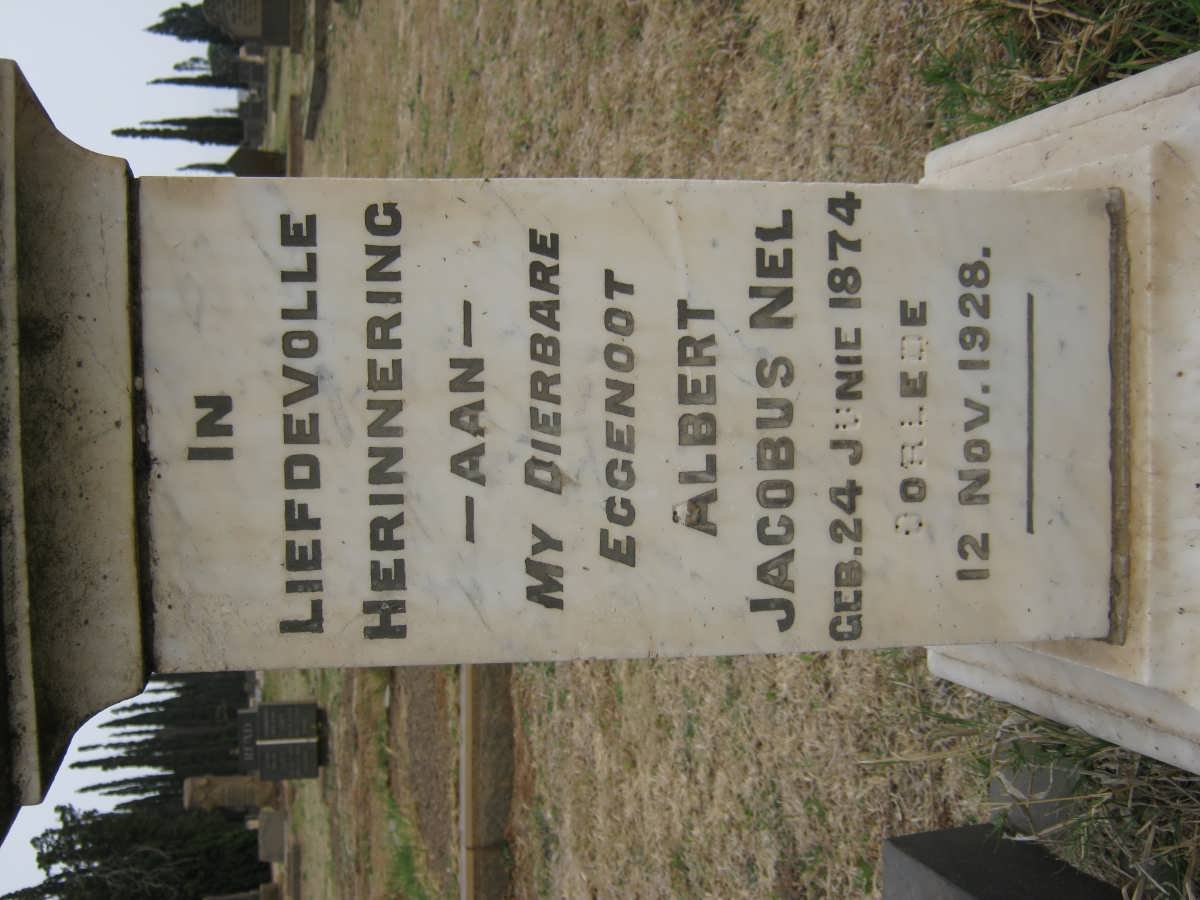 NEL Albert Jacobus 1874-1928