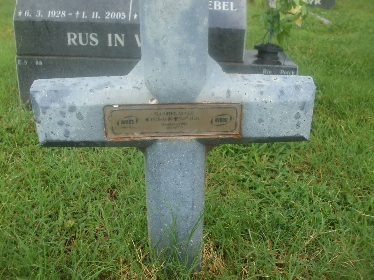 NEL Gabriel M. 1928-2005
