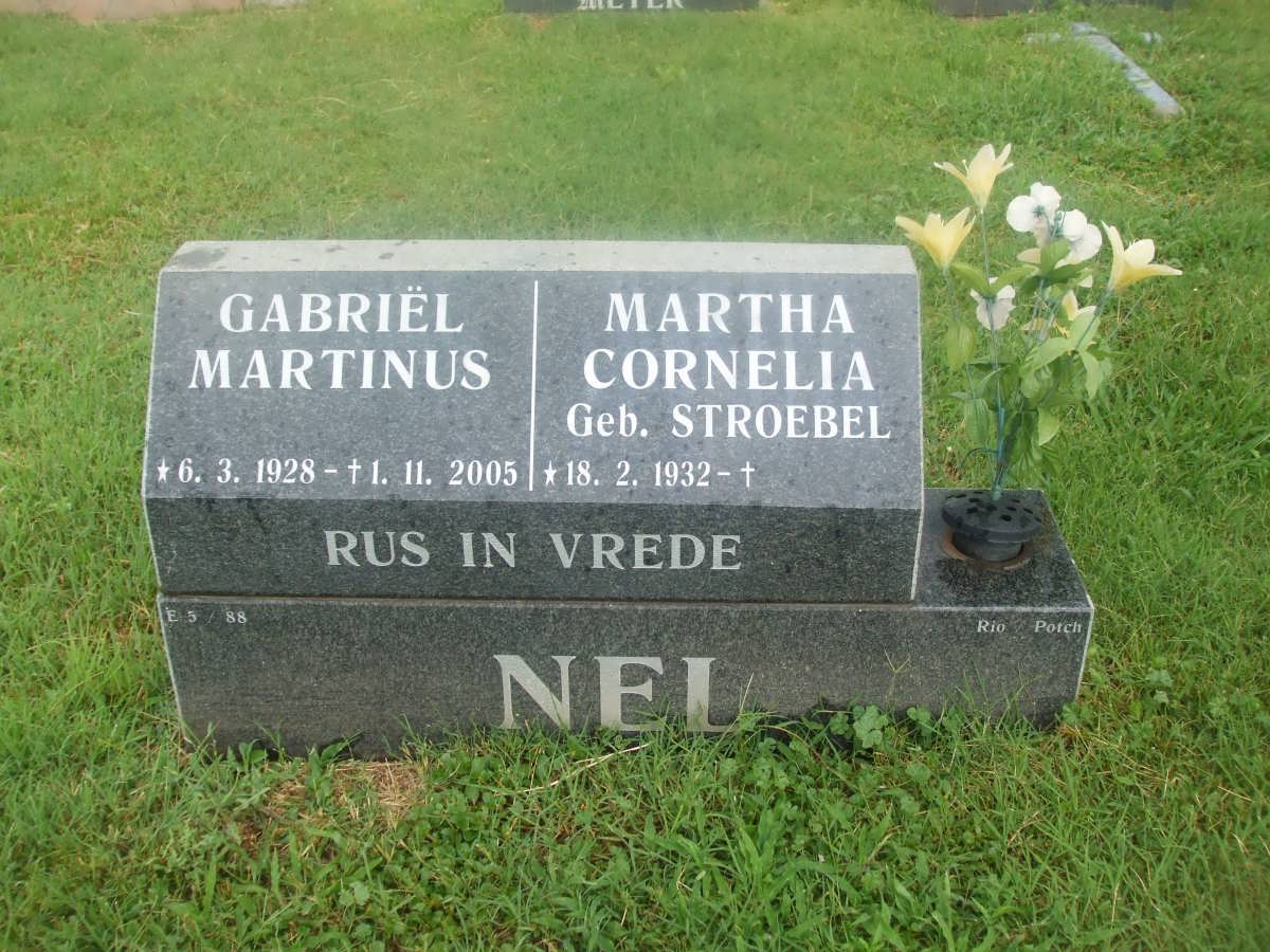 NEL Gabriël Martinus 1928-2005 &amp; Martha Cornelia STROEBEL 1932-