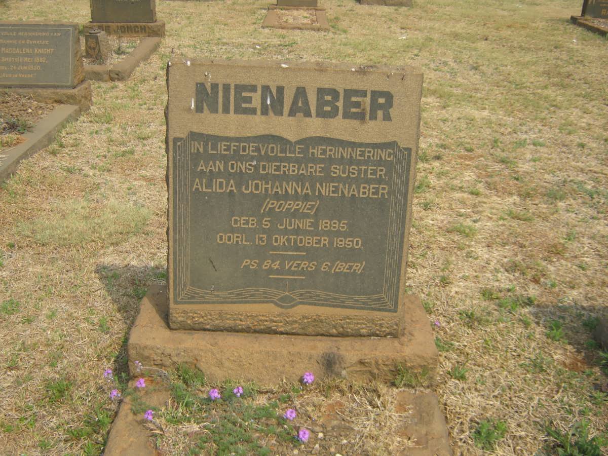 NIENABER Alida Johanna 1895-1950