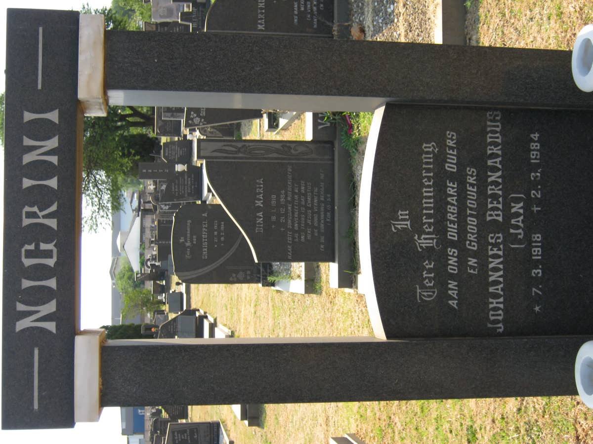 NIGRINI Johannes Bernardus 1918-1984
