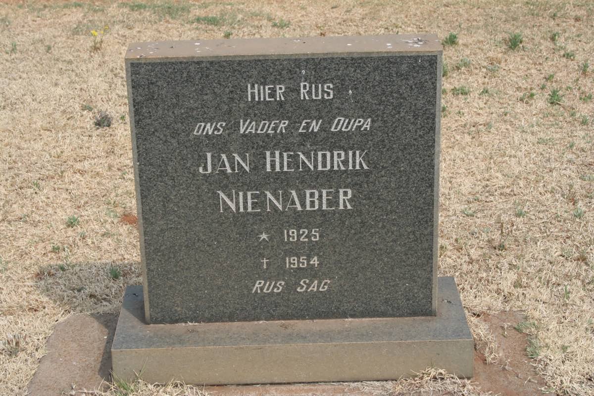 NIENABER Jan Hendrik 1925-1954