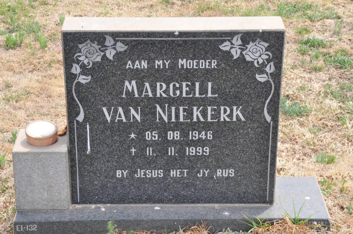 NIEKERK Marcell, van 1946-1999