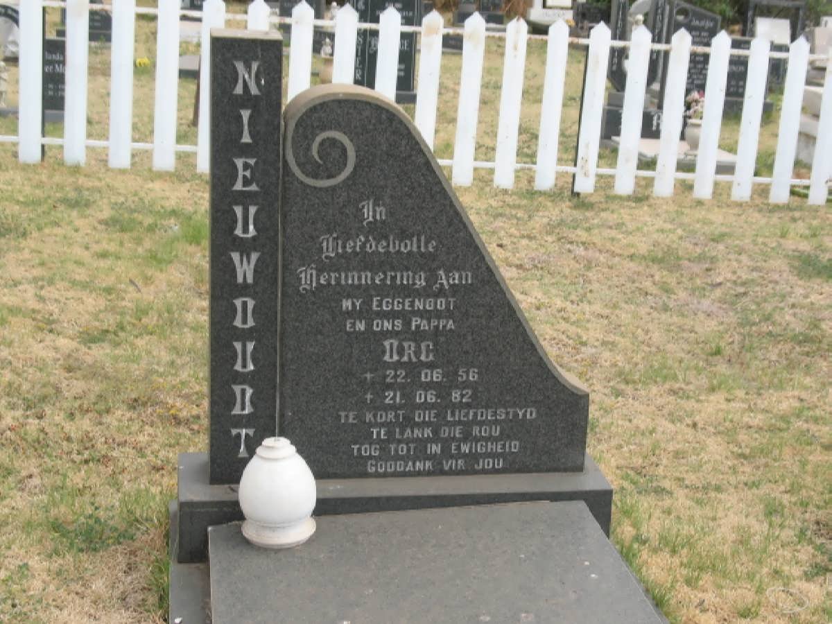 NIEUWOUDT Org 1956-1982