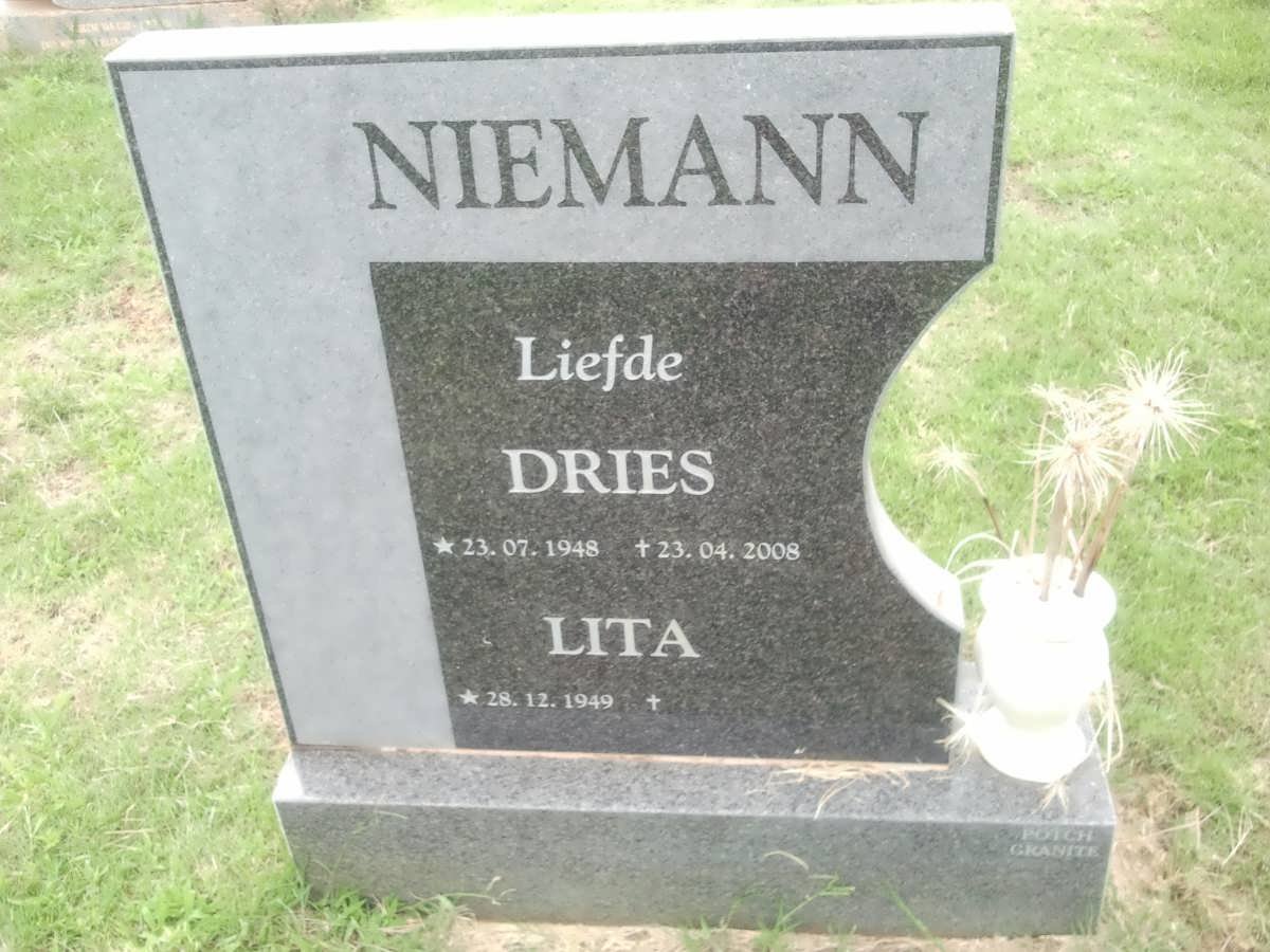 NIEMANN Dries 1948-2008 &amp; Lita 1949-