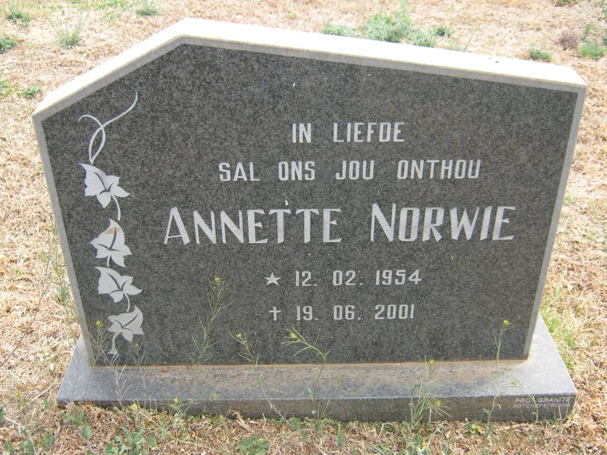 NORWIE Annette 1954-2001