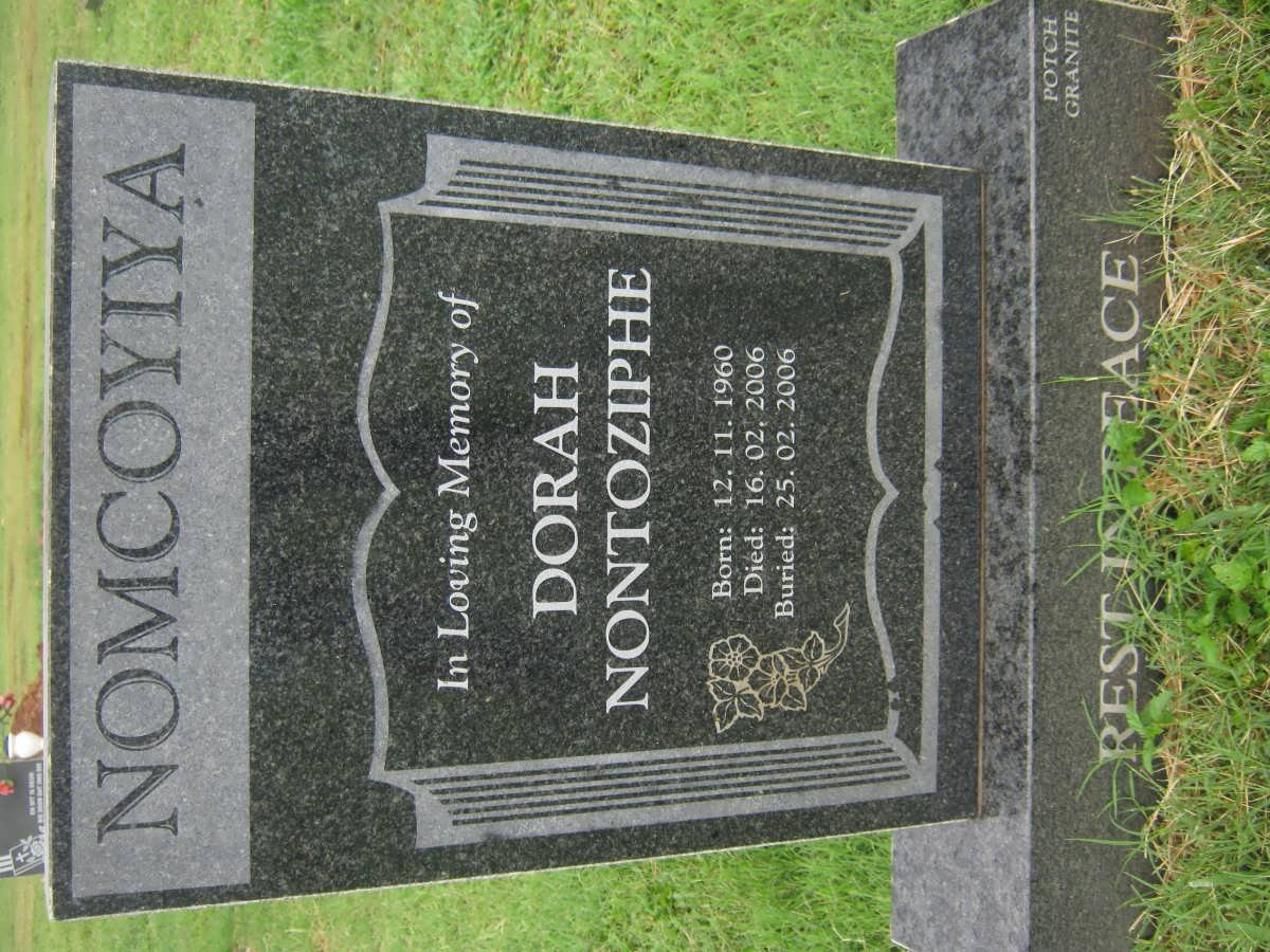 NOMCOYIYA Dorah Nontoziphe 1960-2006
