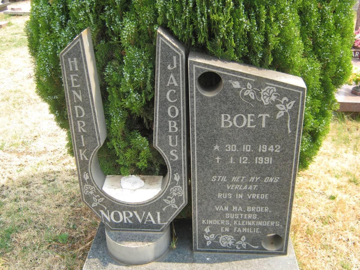NORVAL Hendrik Jacobus 1942-1991