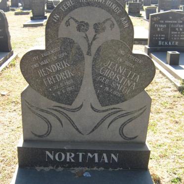 NORTMAN Hendrik Fredrik 1908-1987 &amp; Jeanetta Christina SMITH 1925-
