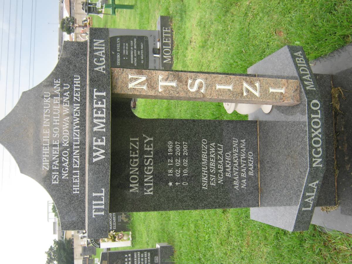 NTSIZI Mongezi Kingsley 1969-2007