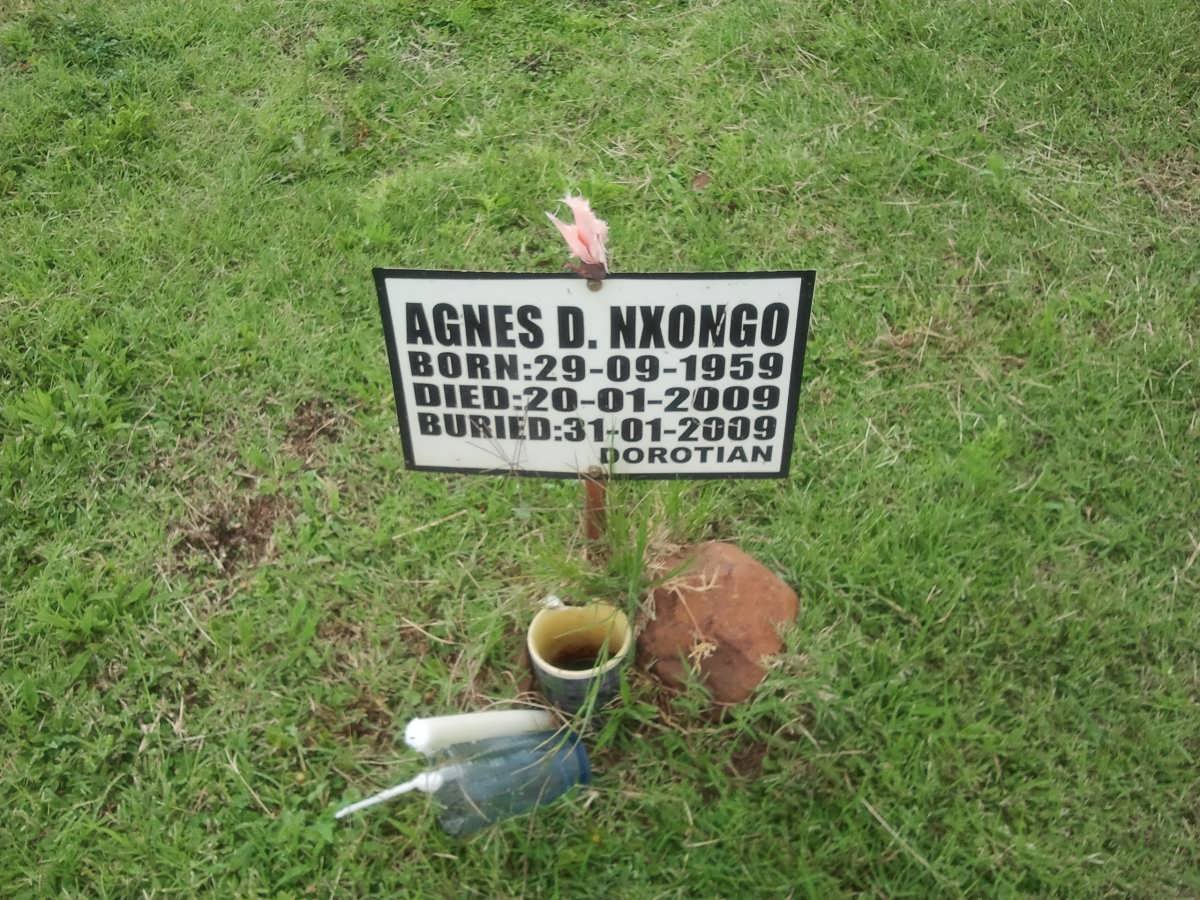 NXONGO Agnes D. 1959-2009