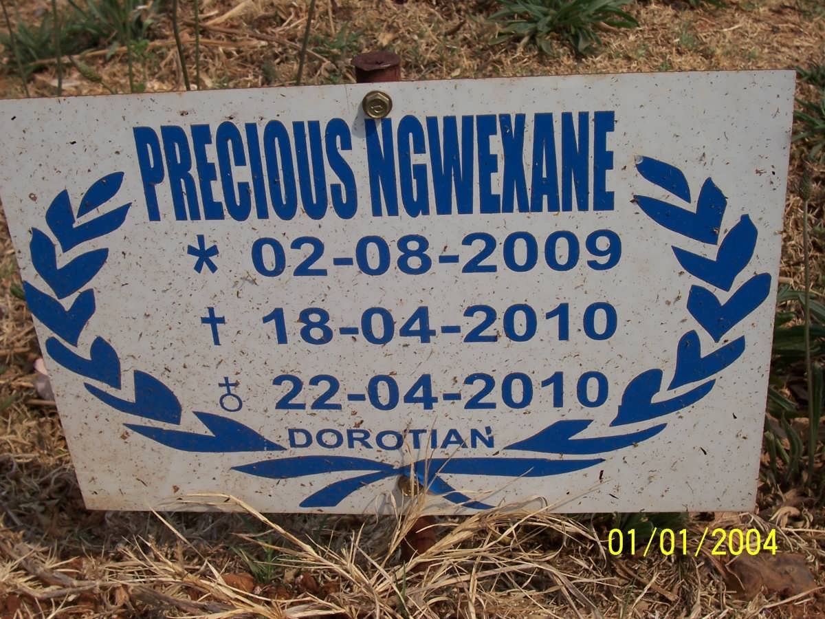 NGWEXANE Precious 2009-2010