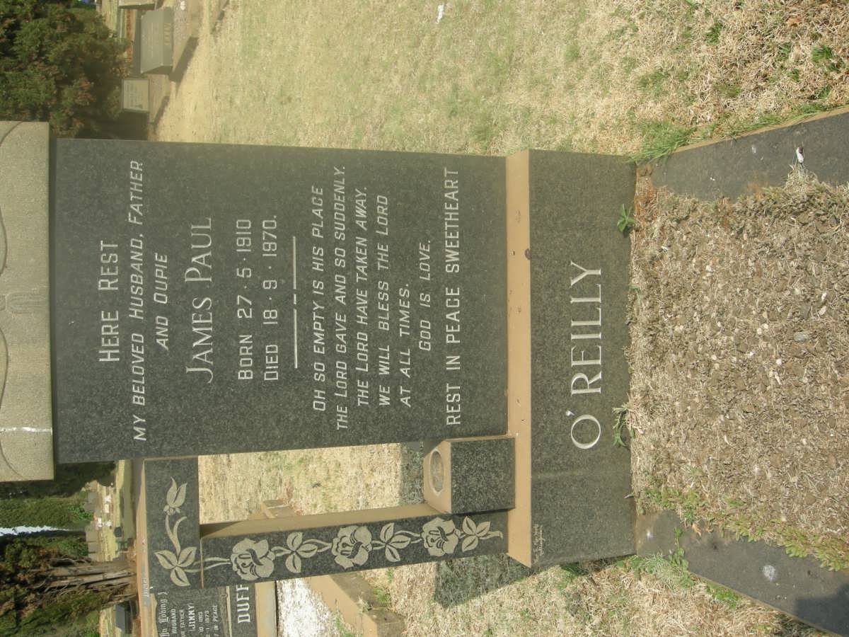 O 'REILLY James Paul 1910-1970