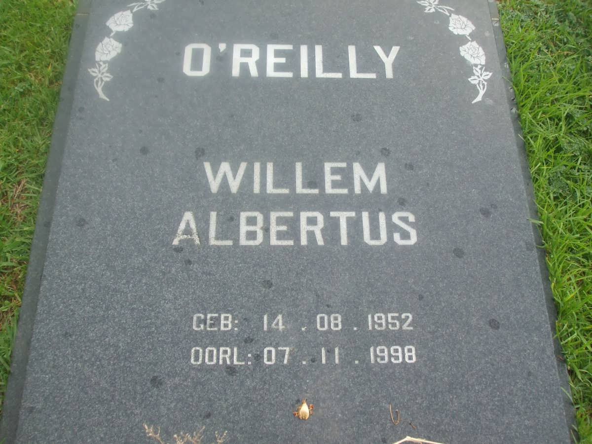 O'REILLY Willem Albertus 1952-1998