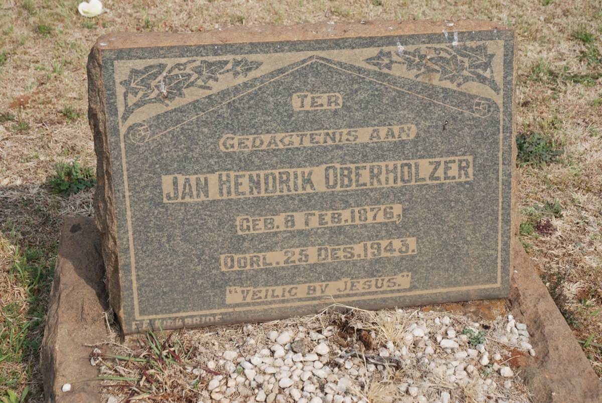 OBERHOLZER Jan Hendrik 1876-1943