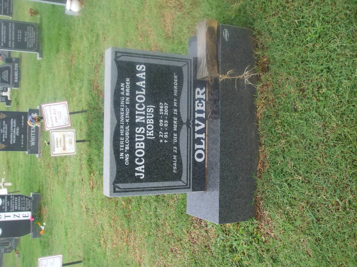 OLIVIER Jacobus Nicolaas 1967-2007