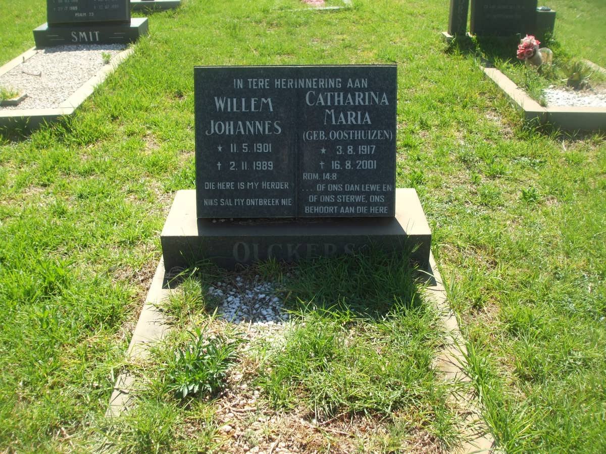 OLCKERS Willem Johannes 1901-1989 &amp; Catharina Maria OOSTHUIZEN 1917-2001