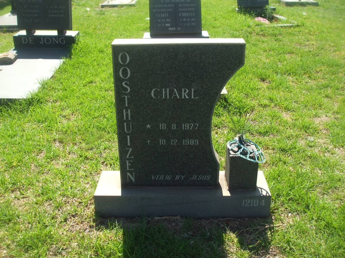 OOSTHUIZEN Charl 1977-1989
