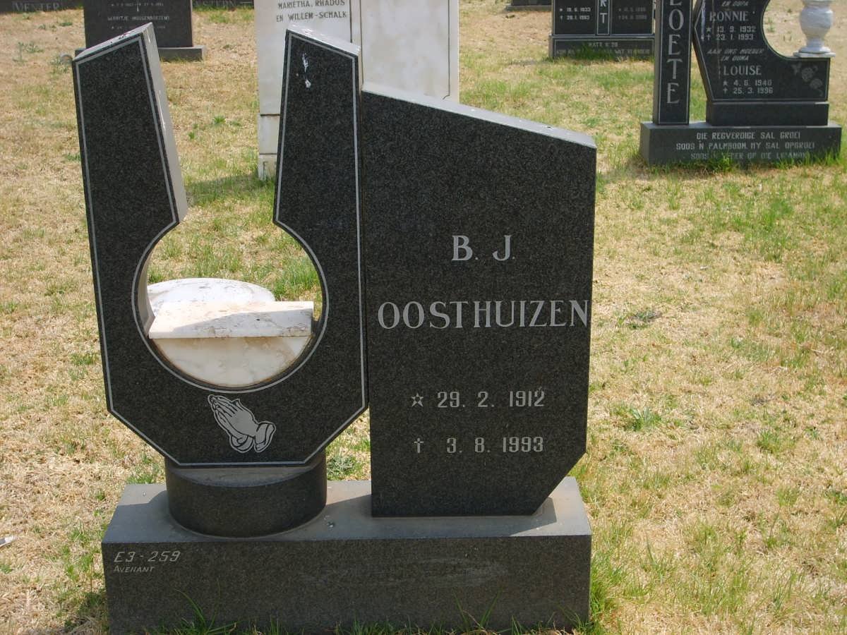OOSTHUIZEN B.J. 1912-1993
