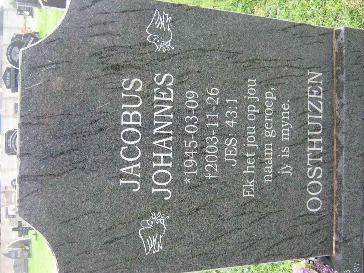 OOSTHUIZEN Jacobus Johannes 1945-2003