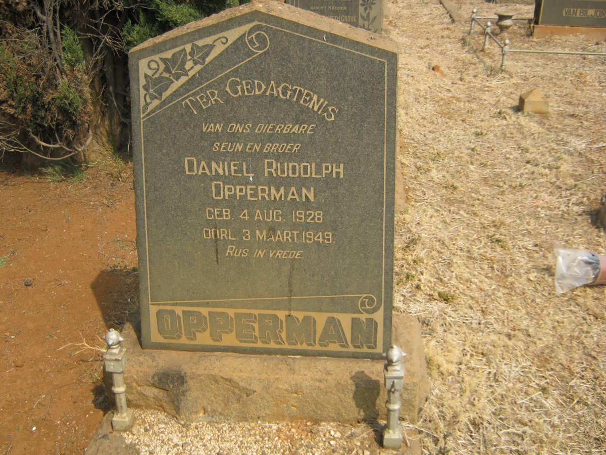 OPPERMAN Daniel Rudolph 1928-1949