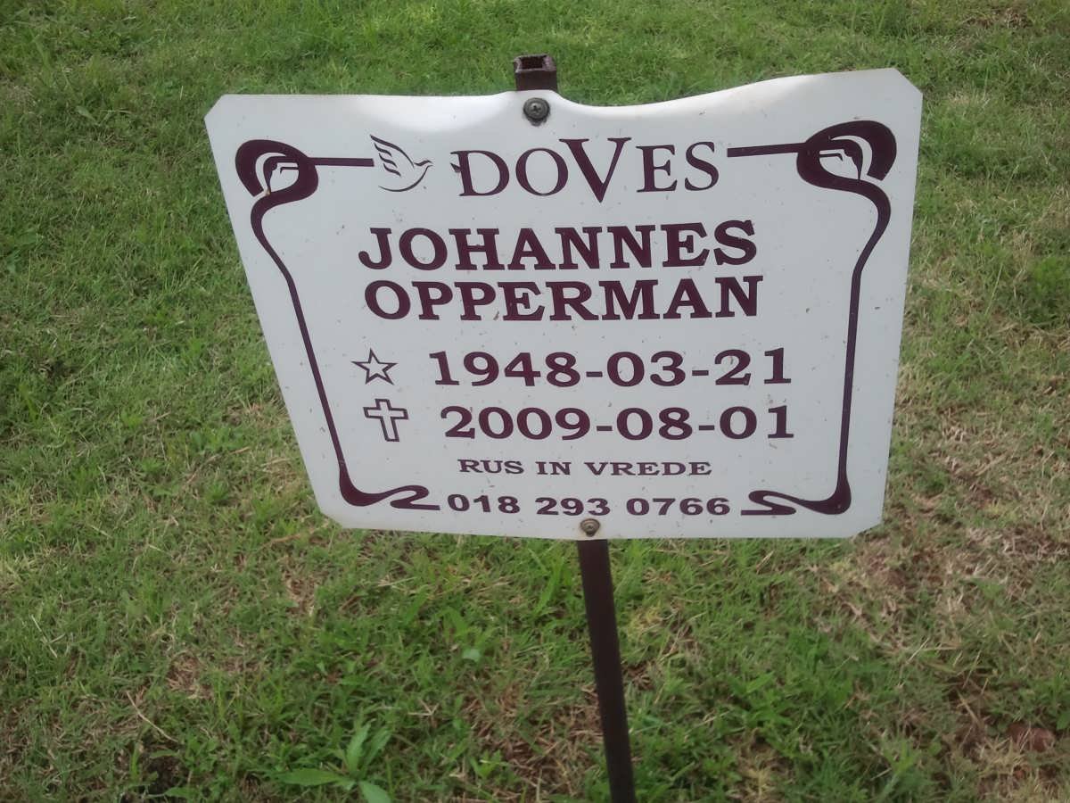 OPPERMAN Johannes 1948-2009