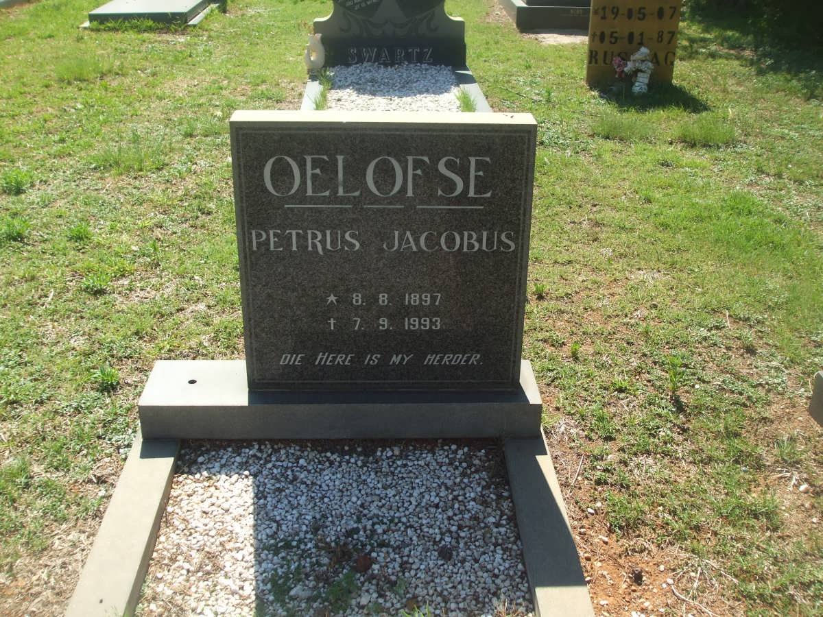 OELOFSE Petrus Jacobus 1897-1993