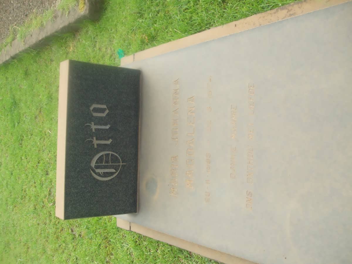 OTTO Maria Johanna Magdalena 189?-1974