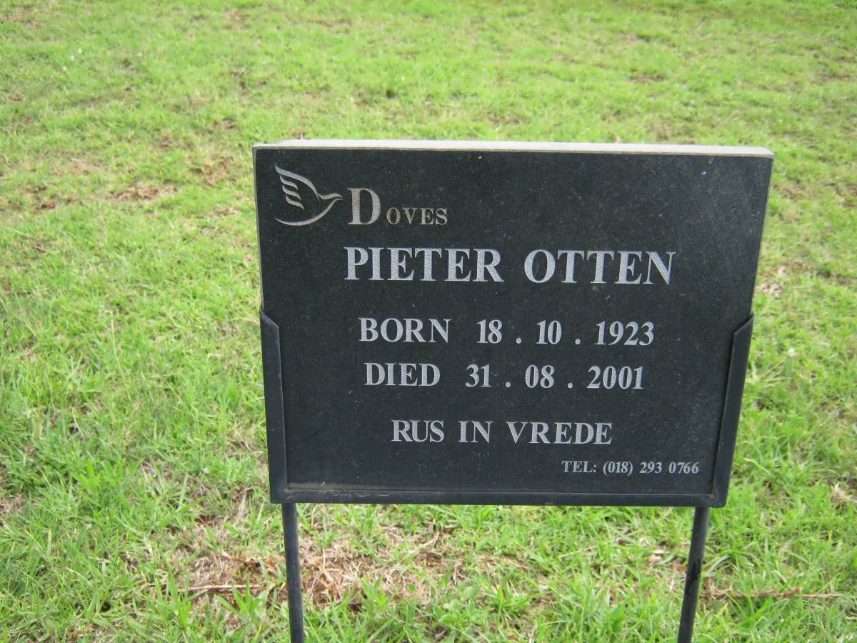 OTTEN Pieter 1923-2001