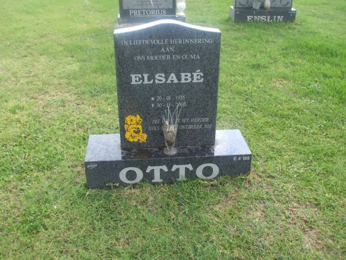 OTTO Elsabé 1935-2003