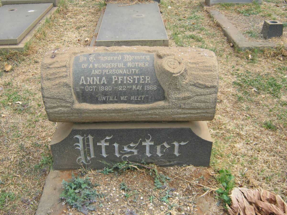 PFISTER Anna 1880-1968
