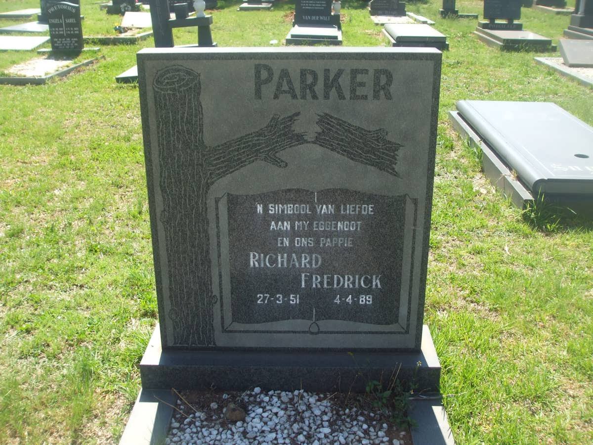 PARKER Richard Fredrick 1951-1989