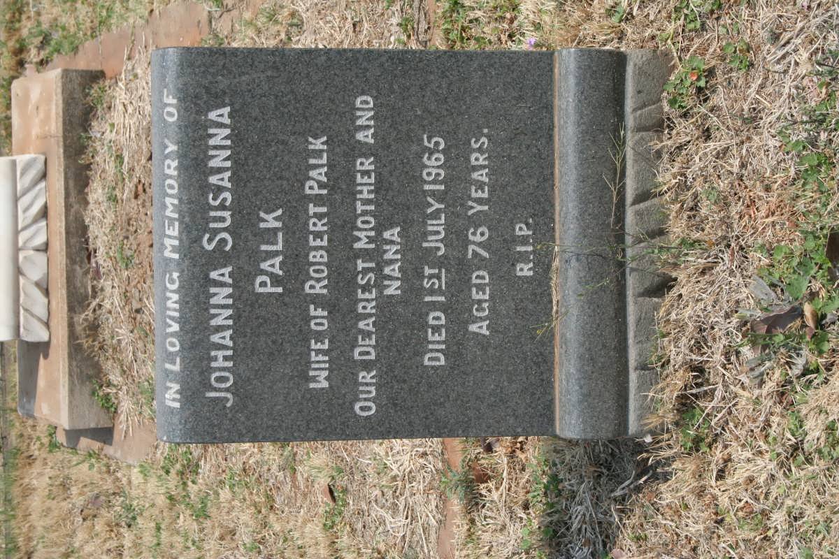 PALK Johanna Susanna -1965