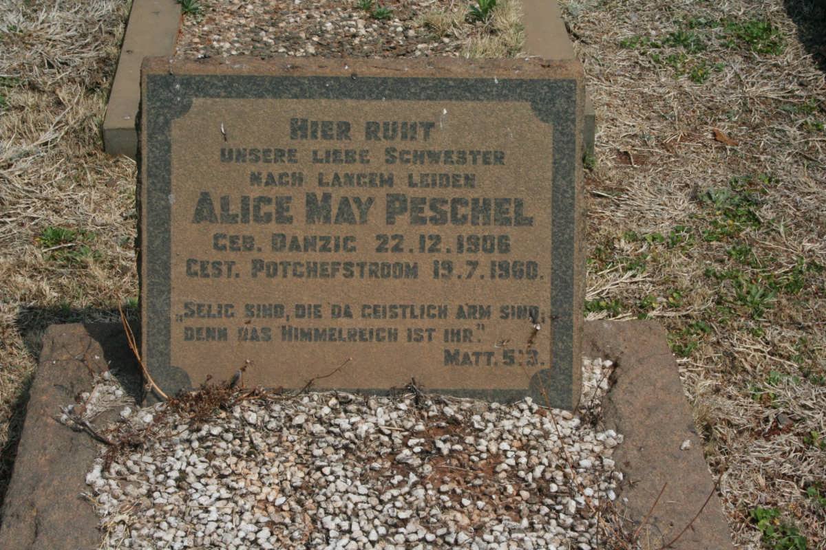 PESCHEL Alice May 1906-1950