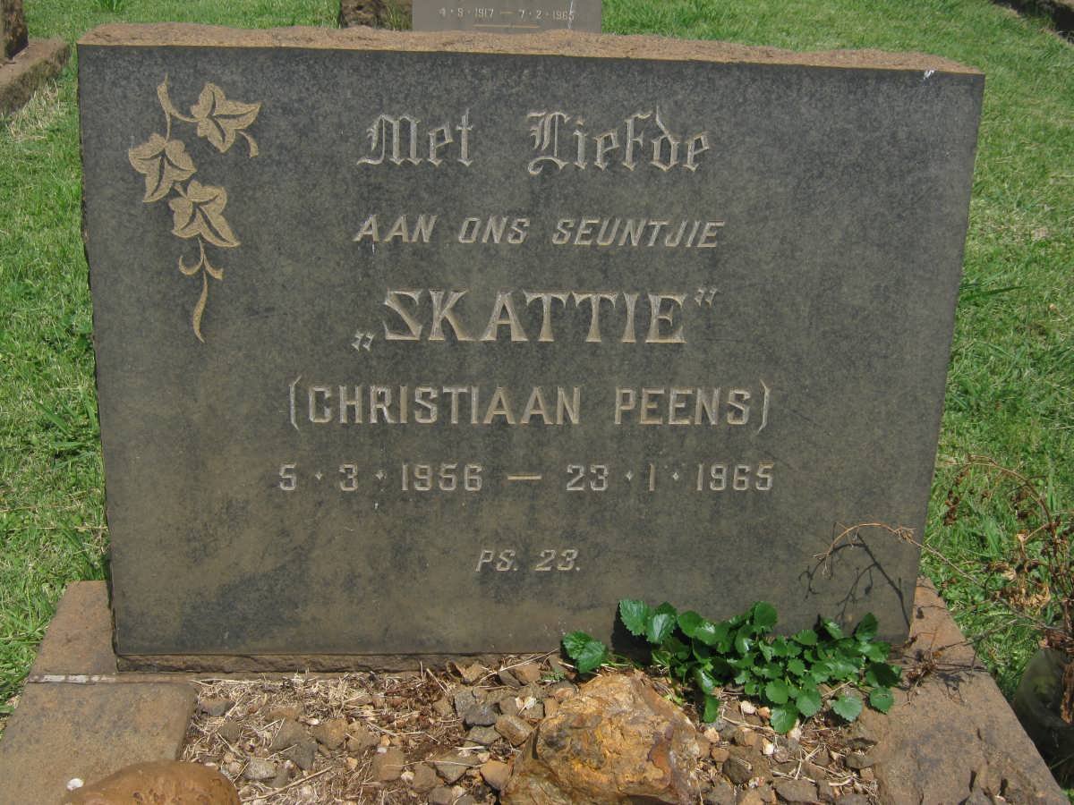 PEENS Christiaan 1956-1965
