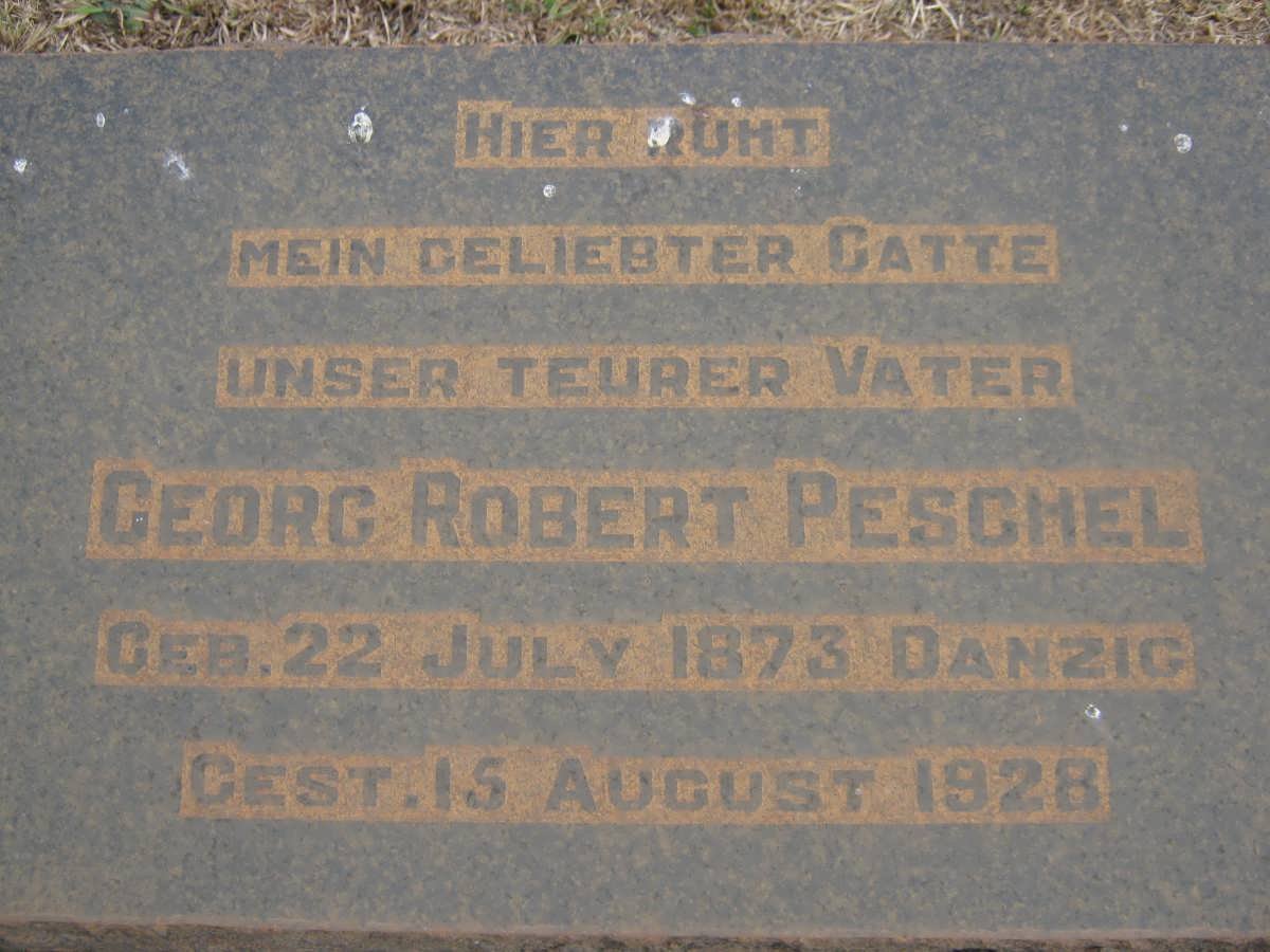 PESCHEL Georg Robert 1873-1928
