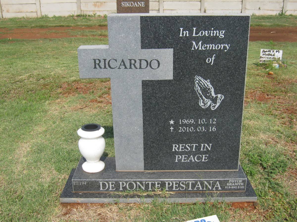 PESTANA Ricardo, de ponte 1969-2010