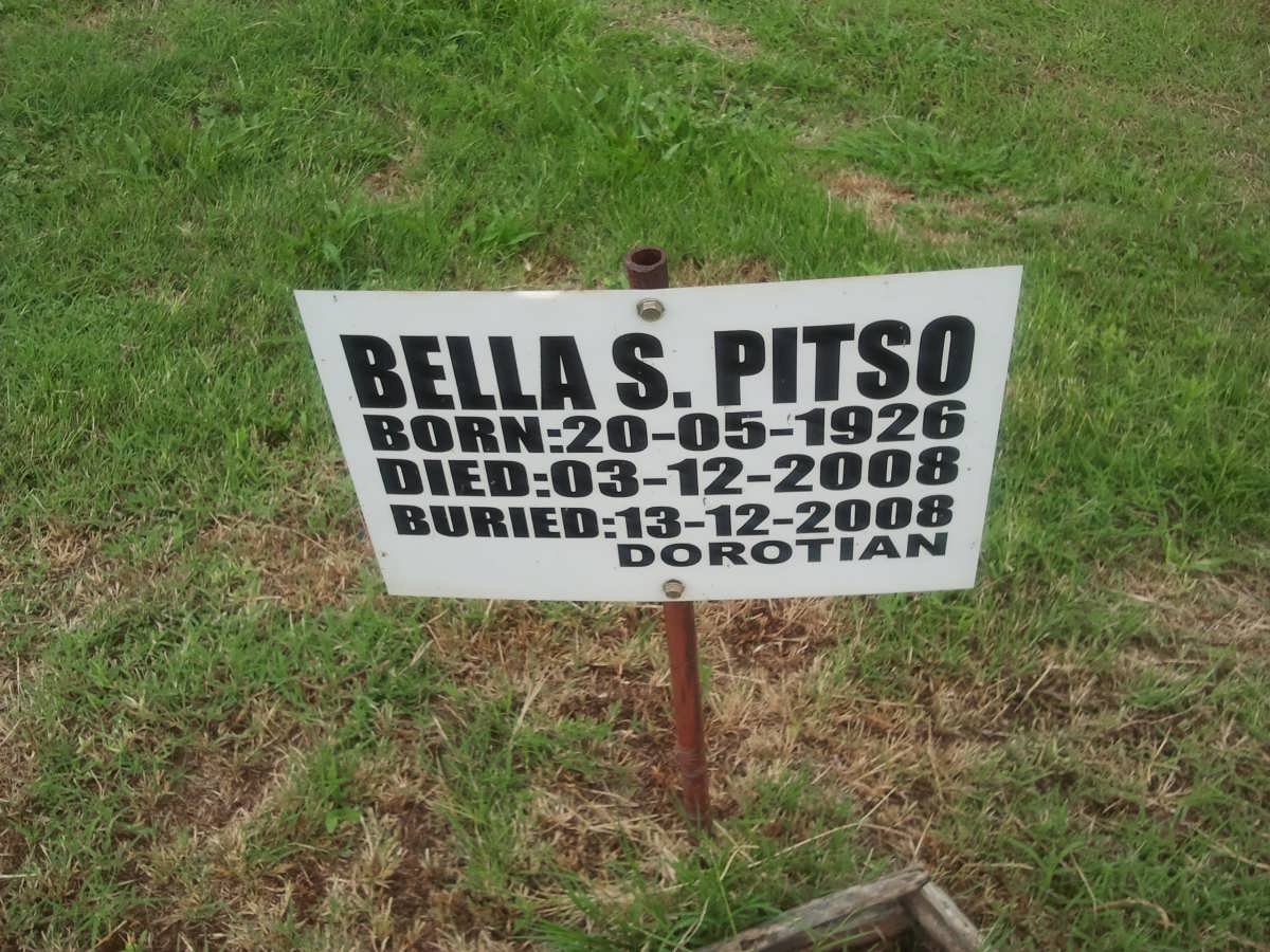 PITSO Bella S. 1926-2008