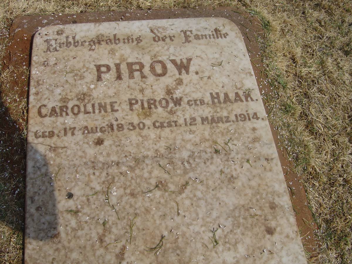 PIROW Caroline nee HAAK 1830-1914