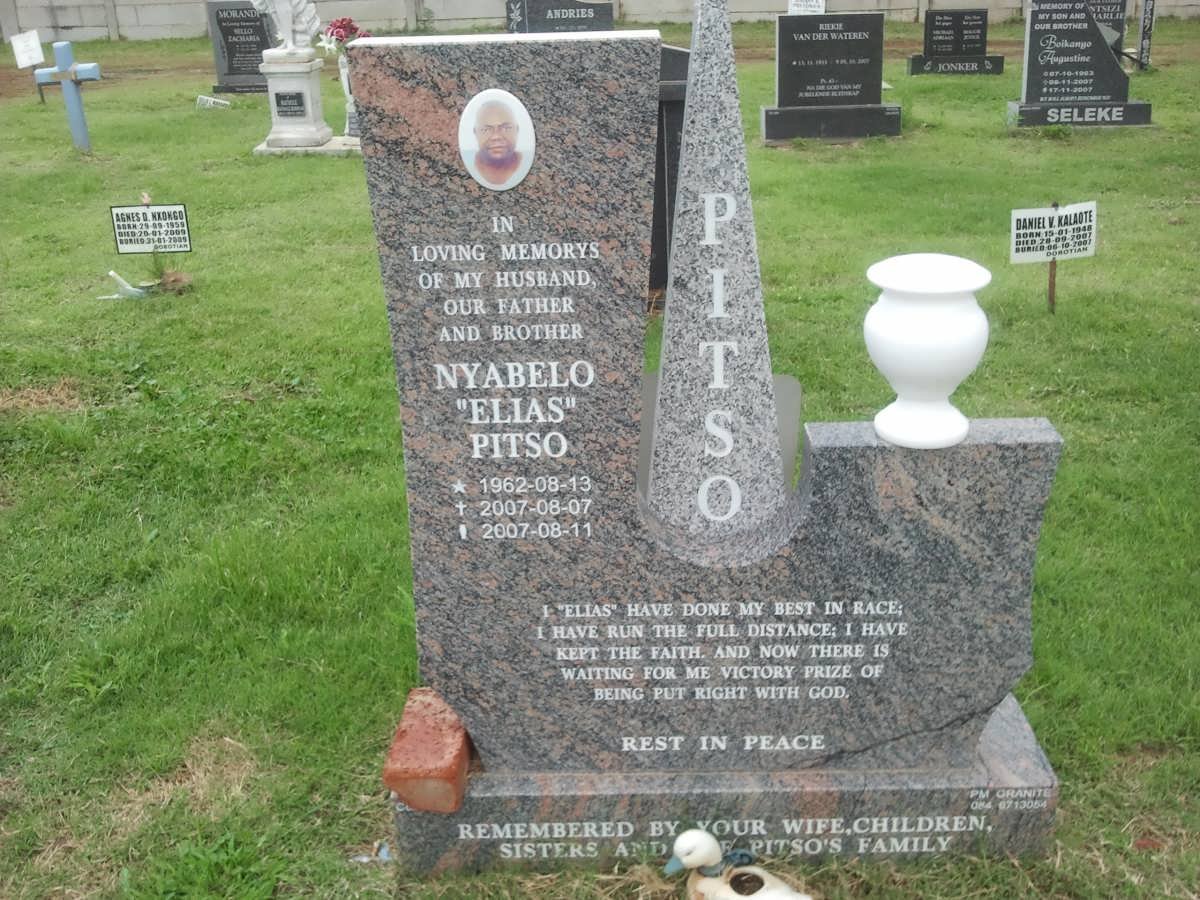 PITSO Nyabelo Elias 1962-2007