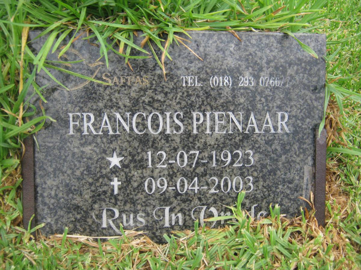 PIENAAR Francois 1923-2003