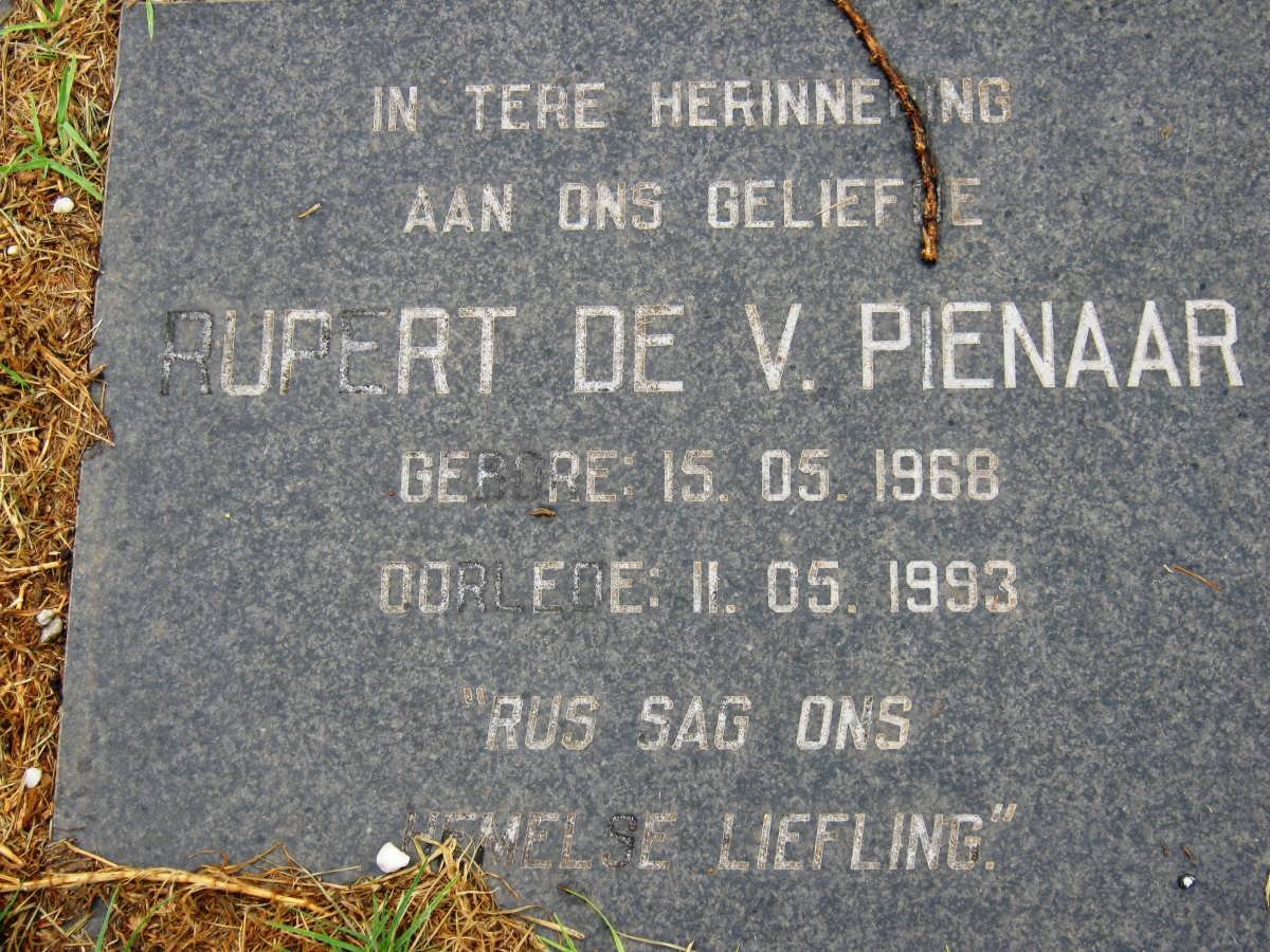 PIENAAR Rupert de V. 1968-1993