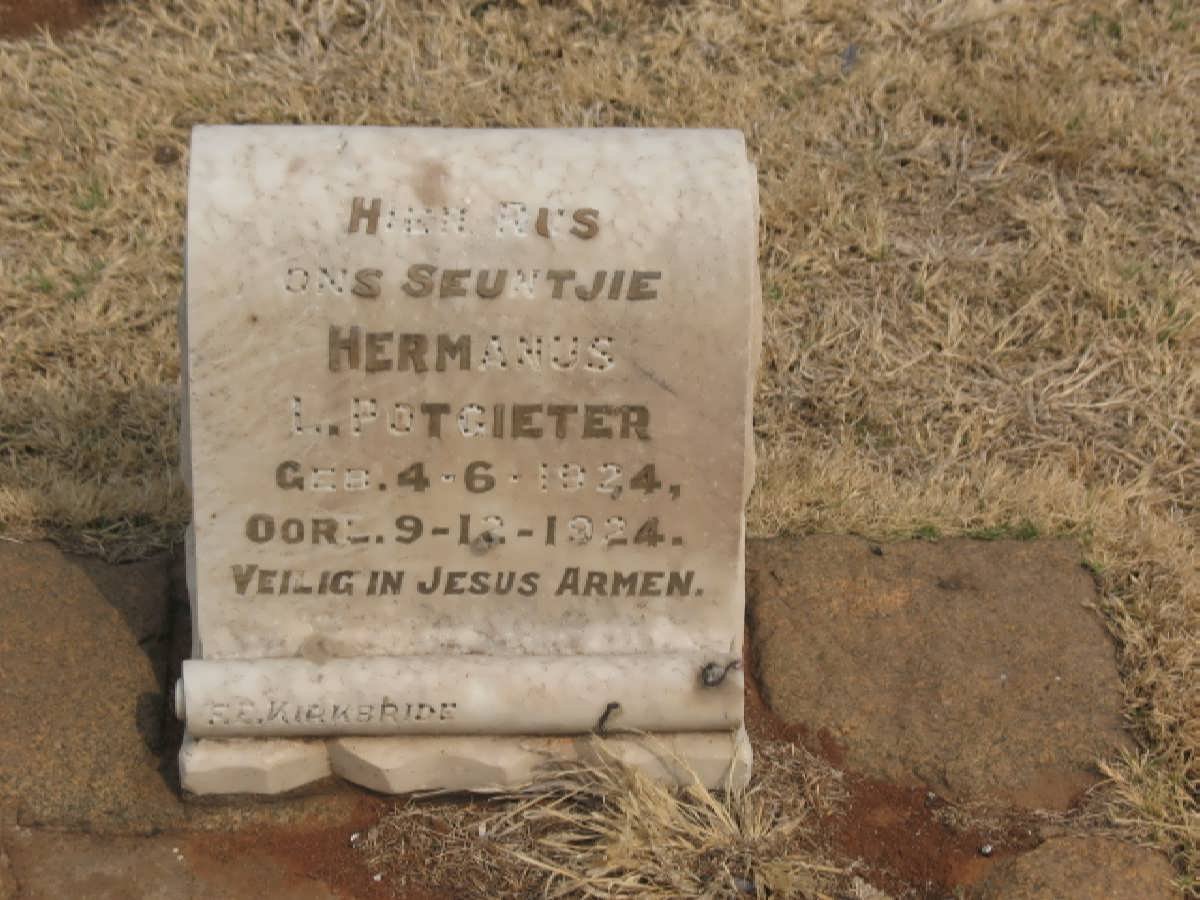 POTGIETER Hermanus L. 1924-1924