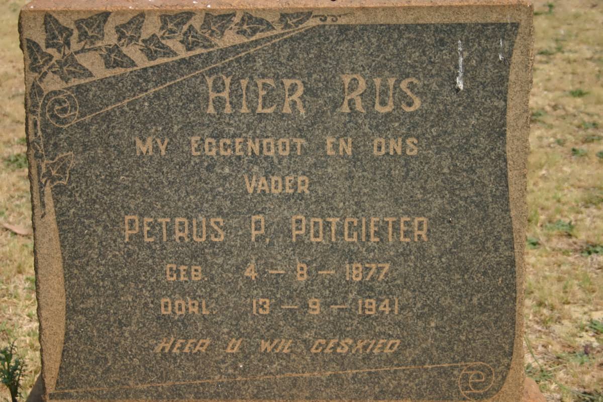 POTGIETER Petrus P. 1877-1941