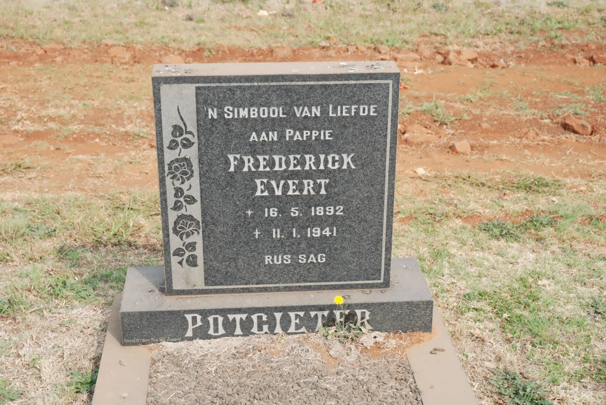 POTGIETER Frederick Evert 1892-1941