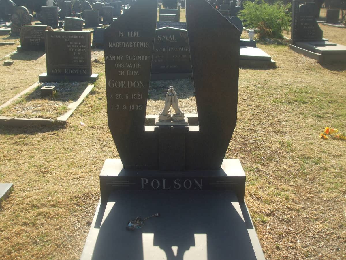 POLSON Gordon 1921-1985