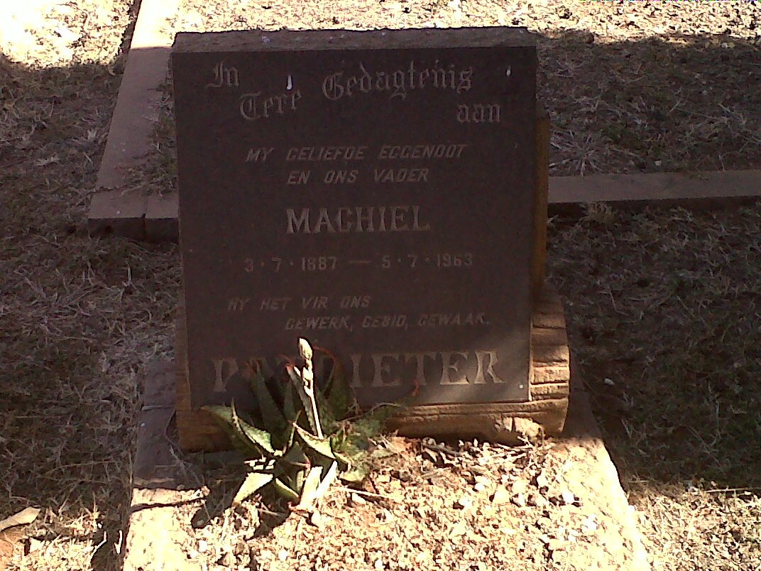 POTGIETER Machiel 1887-1963