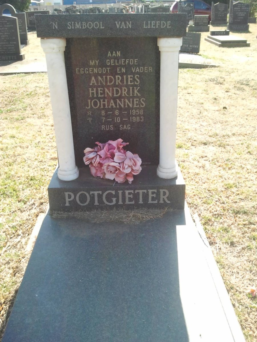 POTGIETER Andries Hendrik Johannes 1958-1983