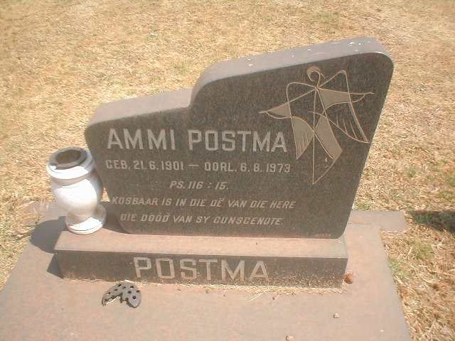 POSTMA Ammi 1901-1973